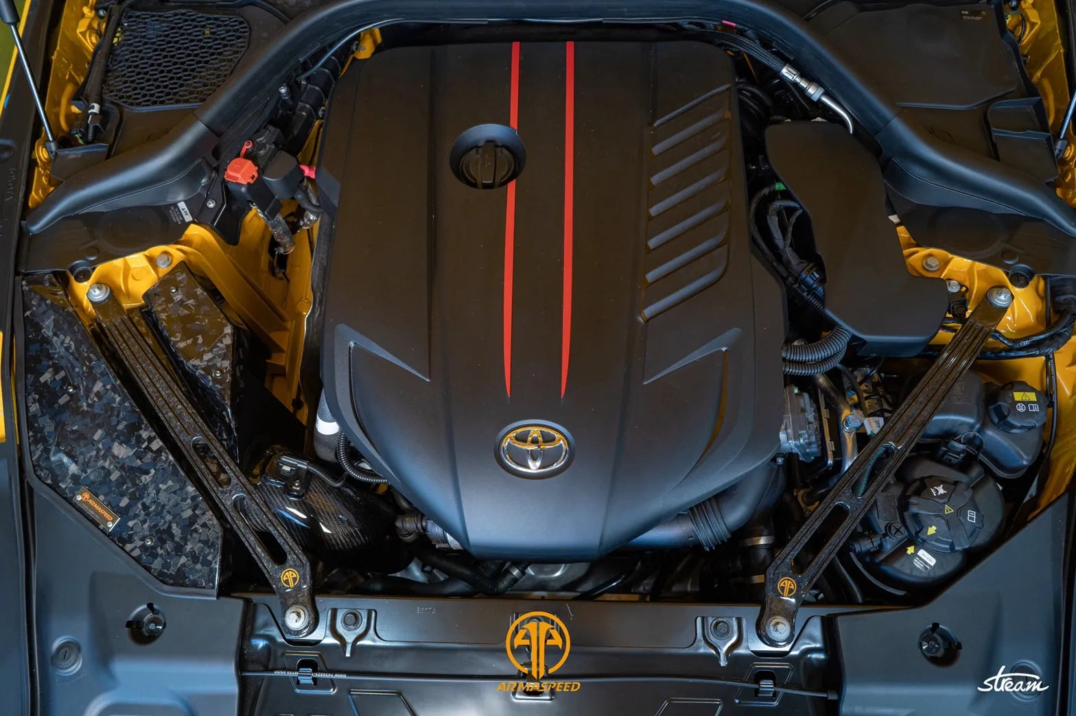 ARMASPEED Toyota Supra | A90 MK5 3.0 | Carbon Fiber Cold Air Intake
