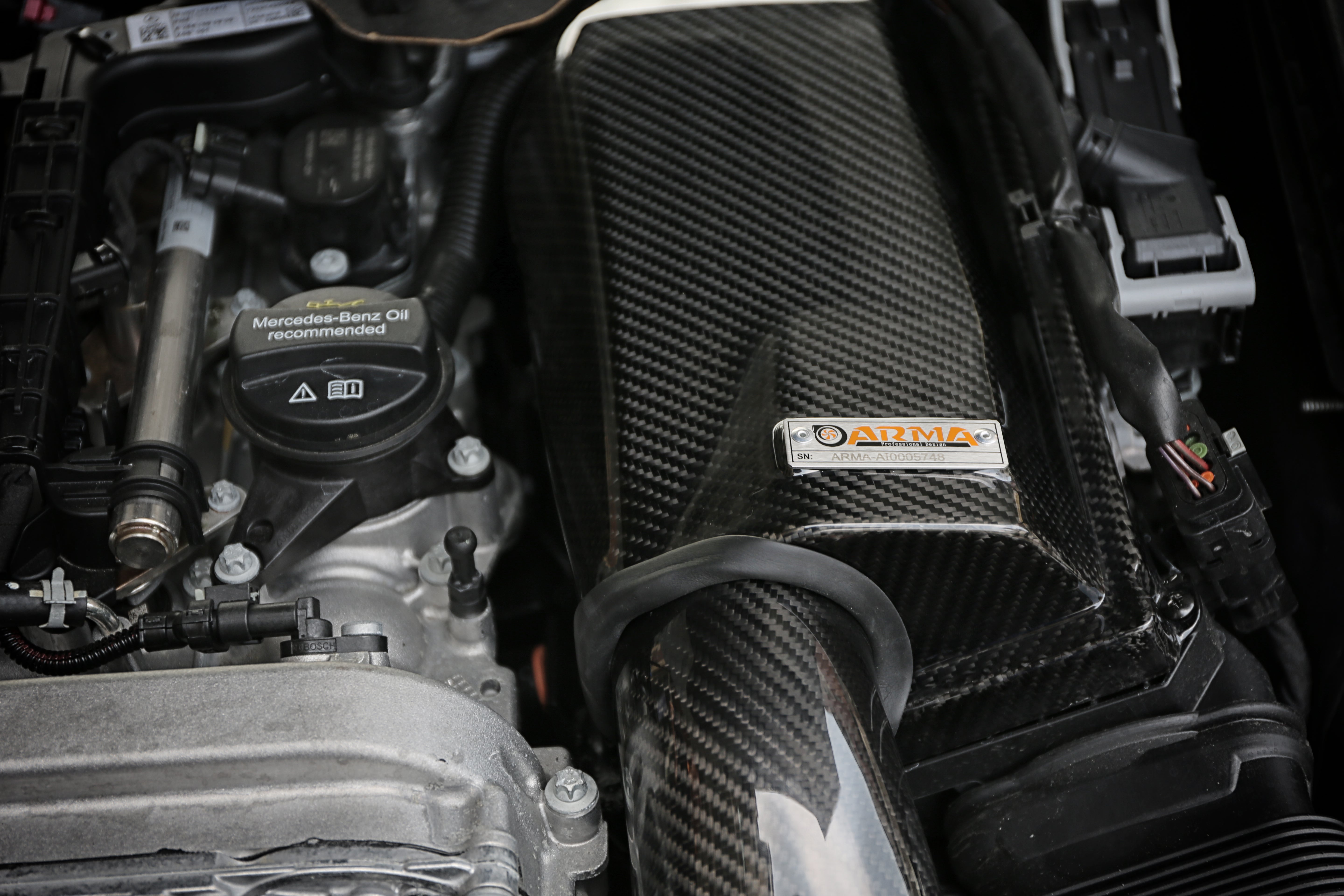 ARMASPEED Mercedes-Benz C Class / E Class | C200 C300 / E300 | W205 / W213 (M264) | Carbon Fiber Cold Air Intake