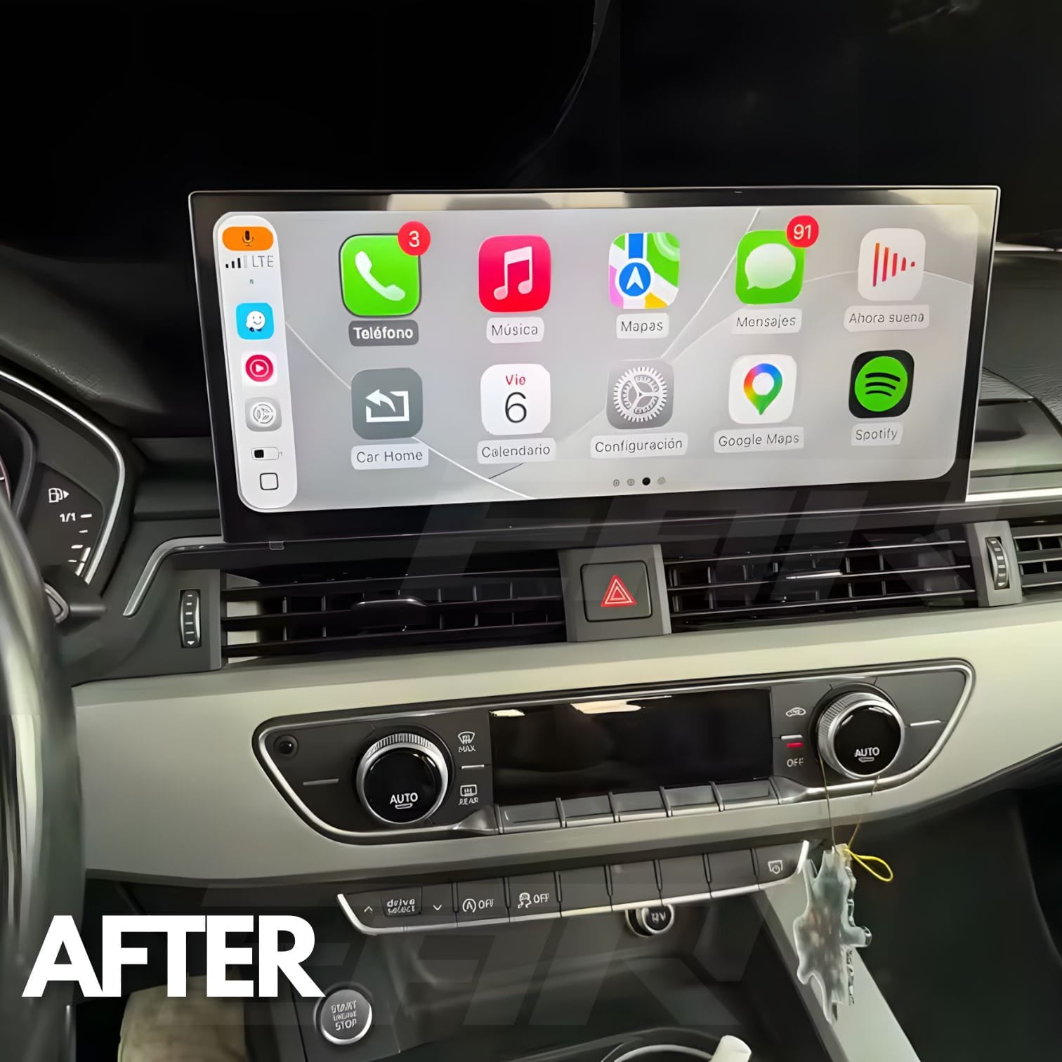 Audi A4 / S4 / RS4 / A5 / S5 / RS5 | B9 | 12.3" Linux CarPlay/Android Touchscreen Display | 2016 - 2019