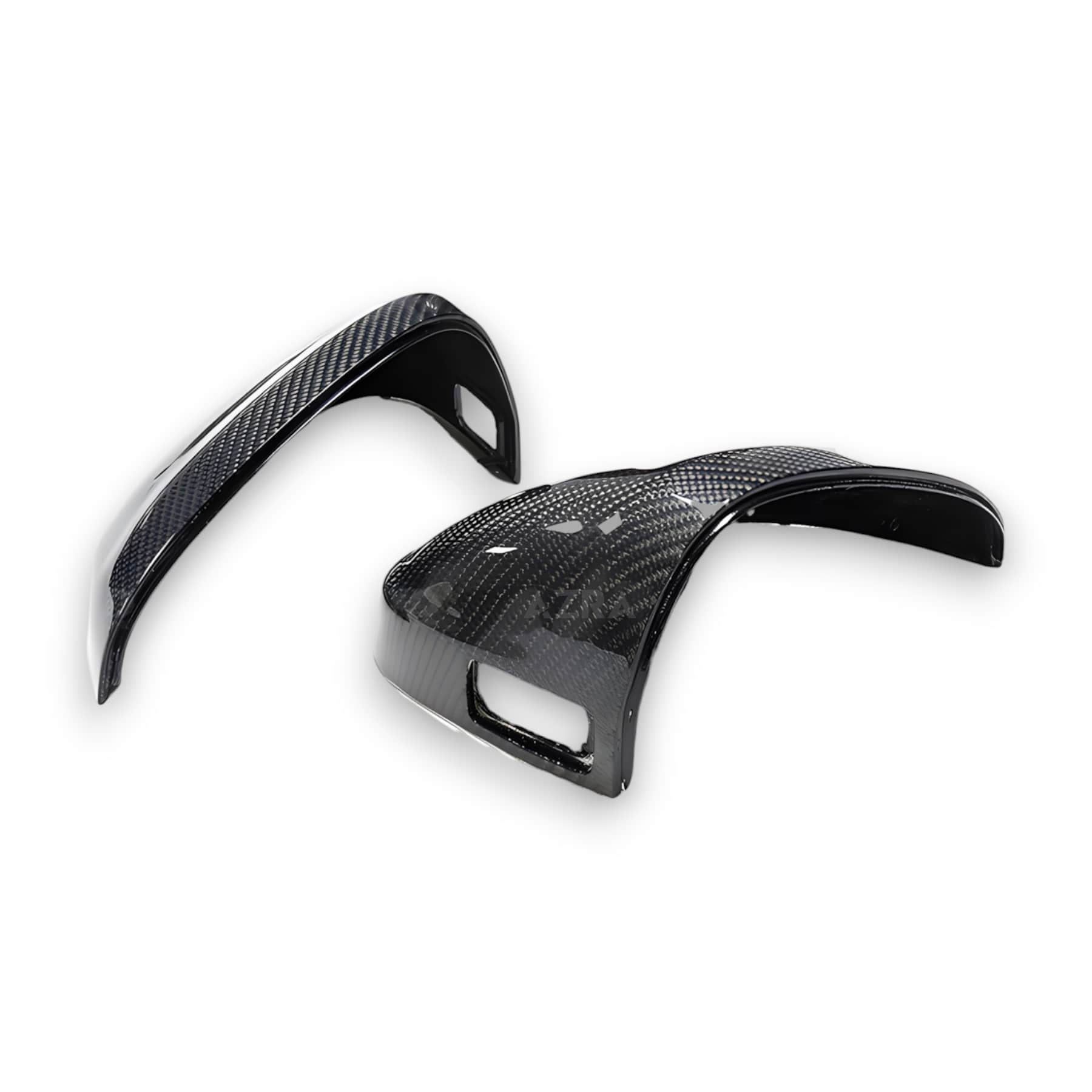 AZRA Audi A4 / S4 / RS4 / A5 / S5 / RS5 | B9 | Carbon Fiber Mirror Caps | 2016 - 2020 With Lane Assist Hole