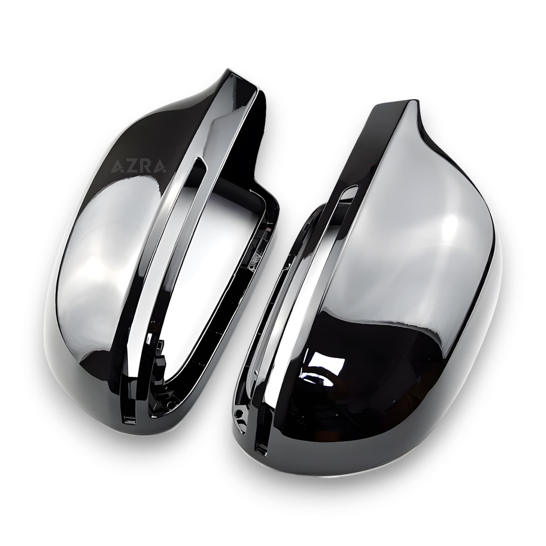 AZRA Audi A4/S4/A5/S5/A6/S6/A8/S8/Q3/SQ3 | B8 / B8.5 | Gloss Black / Carbon Print Mirror Caps Gloss Black A (Built-In Indicator)