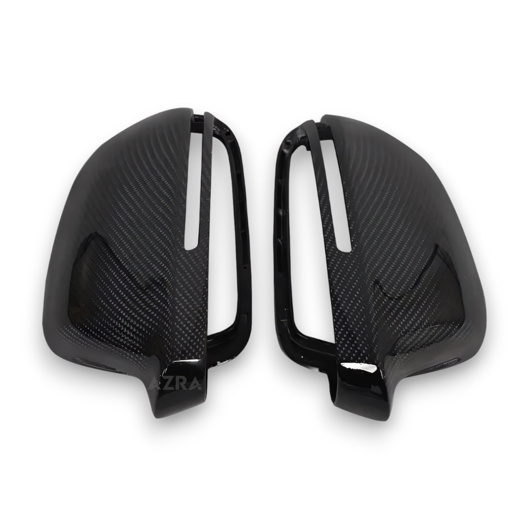 AZRA Audi A4/S4/A5/S5/A6/S6/A8/S8/Q3/SQ3 | B8 / B8.5 | Carbon Fiber Mirror Caps A (Built-In Indicator)