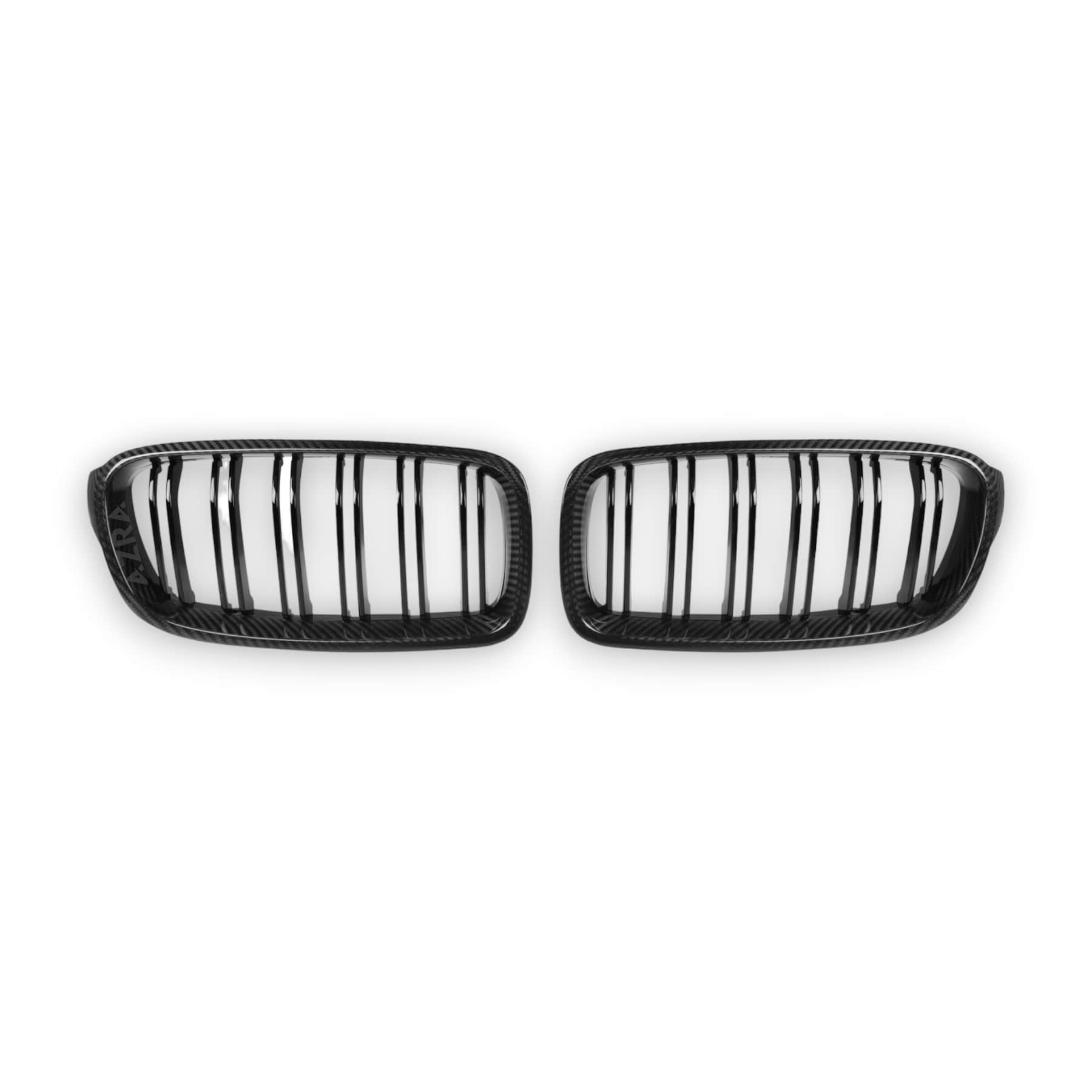 AZRA BMW 3 Series | F30 | Carbon Fiber Front Grilles | 2012 - 2019 Dual Slat
