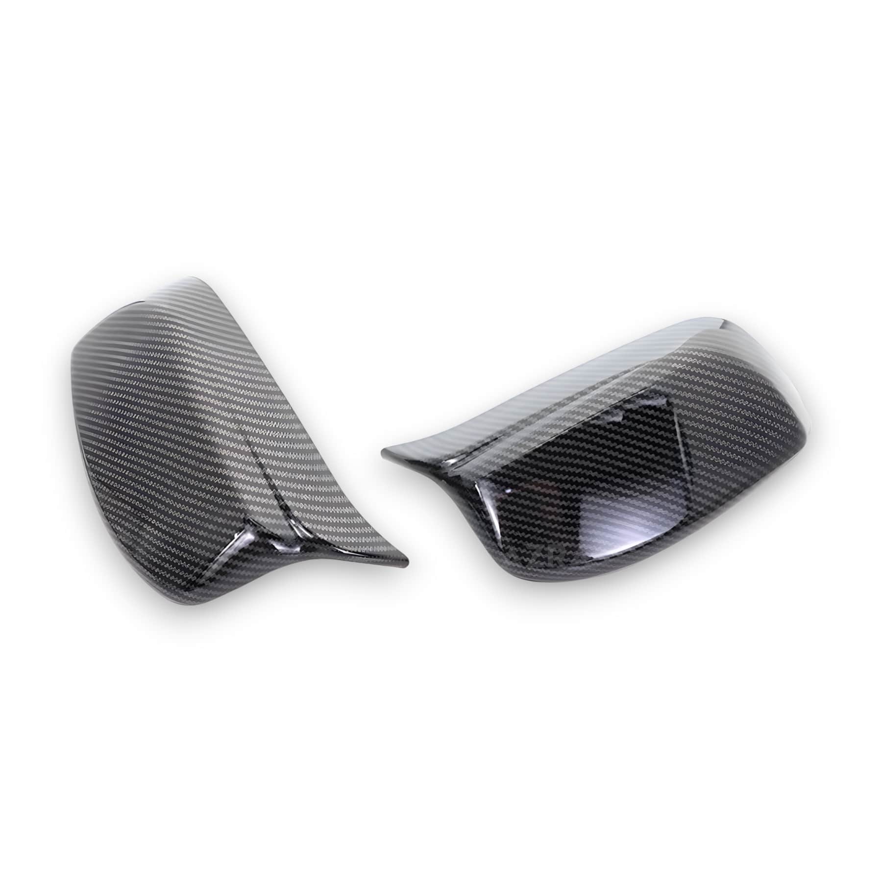 AZRA BMW 5 / 6 Series | E60 / E61 / E63 / E64 | Gloss Black / Carbon Print Mirror Caps | 2003 - 2010 Carbon Print