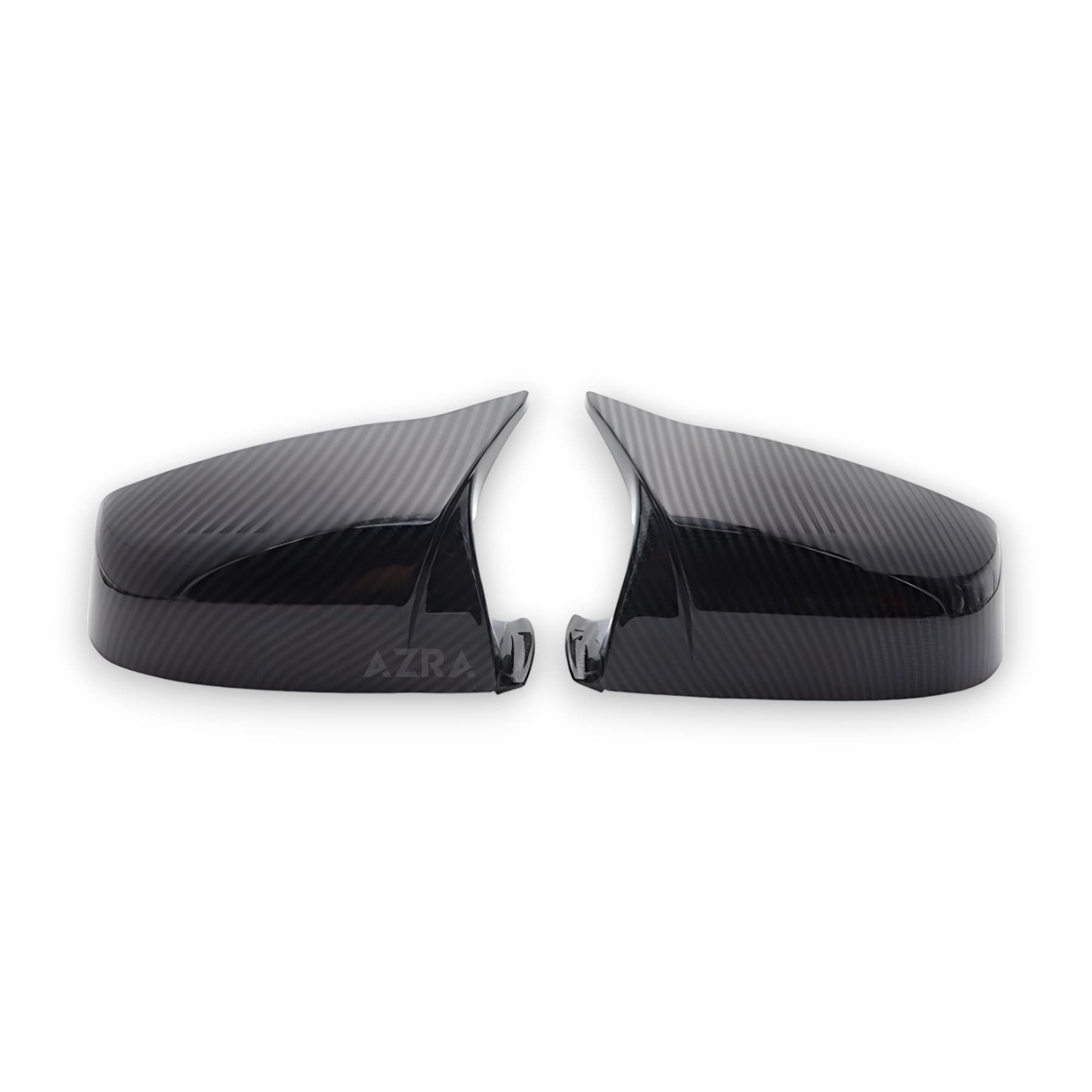 AZRA BMW 5 / 6 / 7 Series | F0X / F1X | Gloss Black / Carbon Print Mirror Caps | 2008 - 2017 Carbon Print