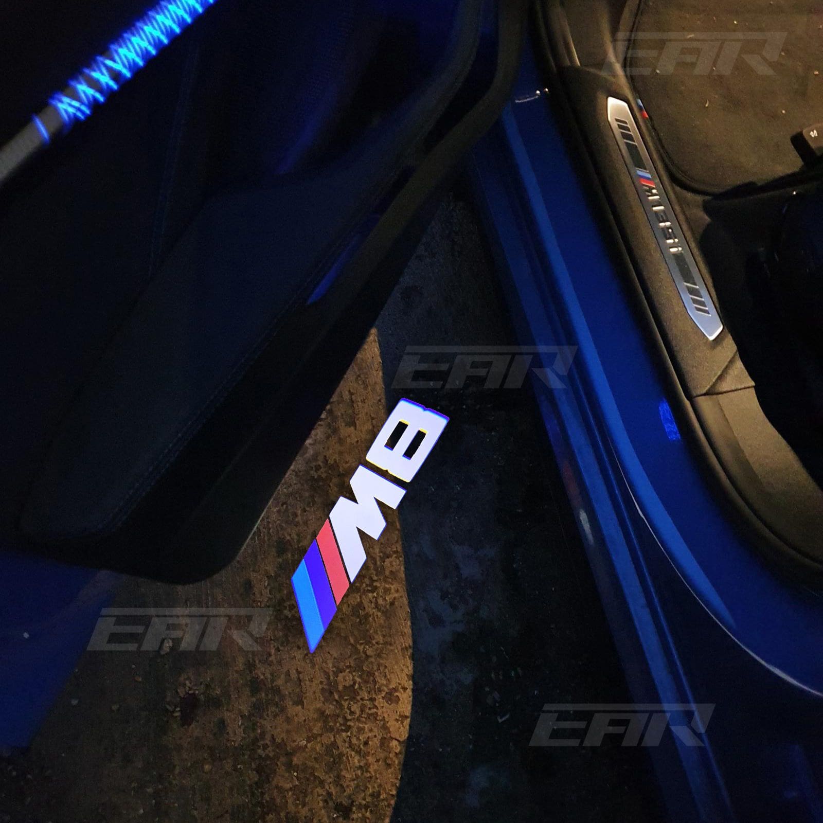BMW LED Car Door Welcome Logo Shadow Lights | E/F Chassis M8 Logo