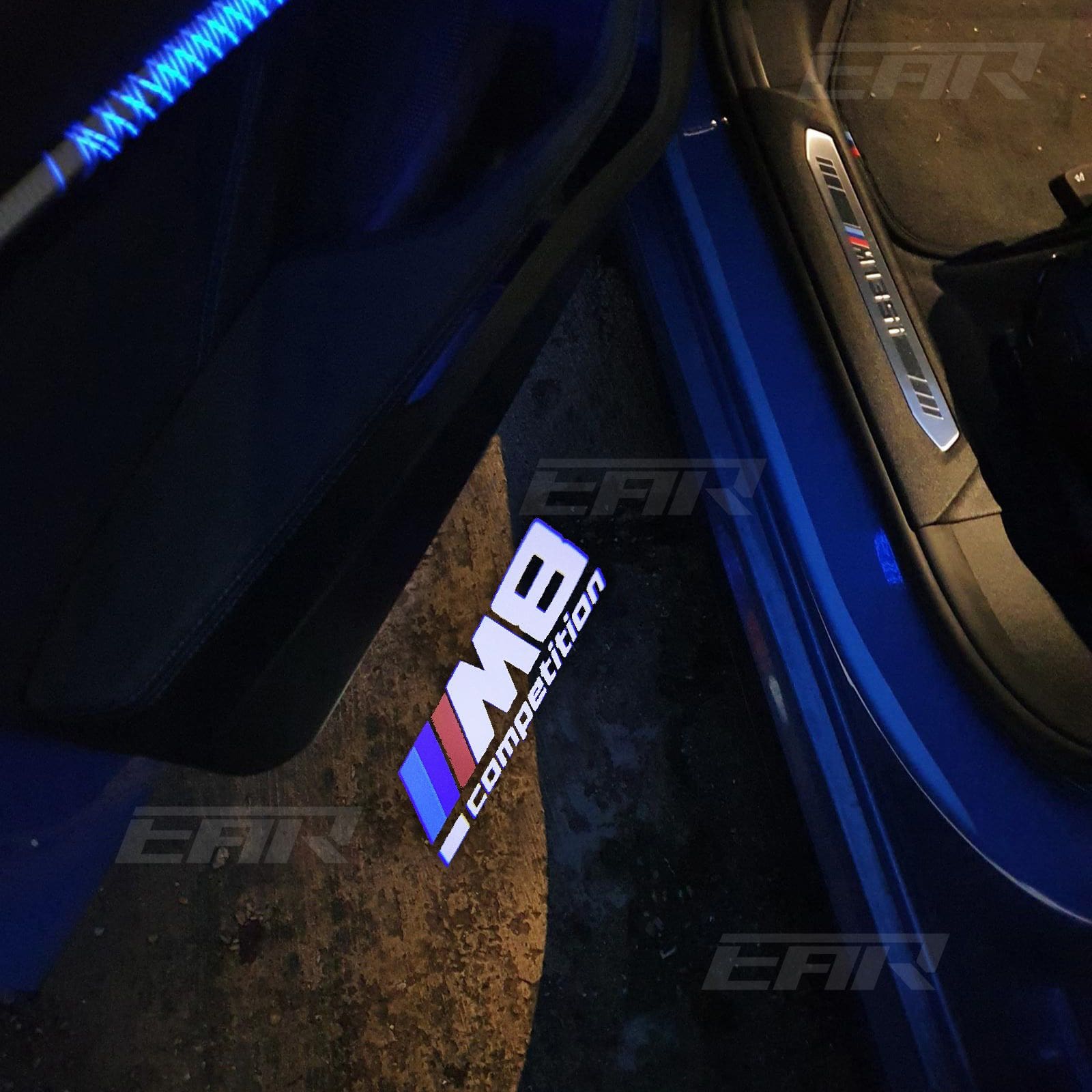 BMW LED Car Door Welcome Logo Shadow Lights | E/F Chassis M8 Competition Logo