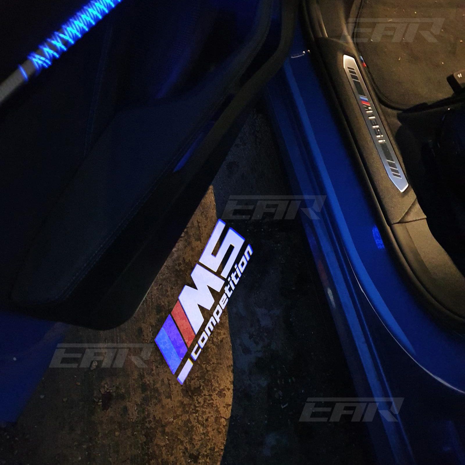 BMW LED Car Door Welcome Logo Shadow Lights | E/F Chassis M5 Competition Logo