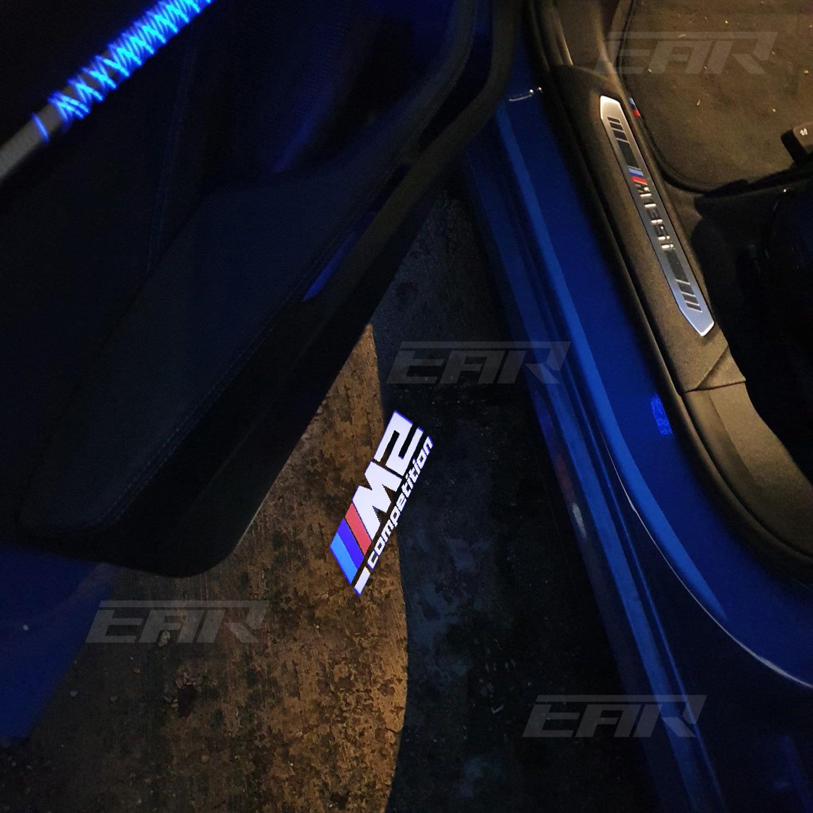 BMW LED Car Door Welcome Logo Shadow Lights | E/F Chassis M2 Competition Logo