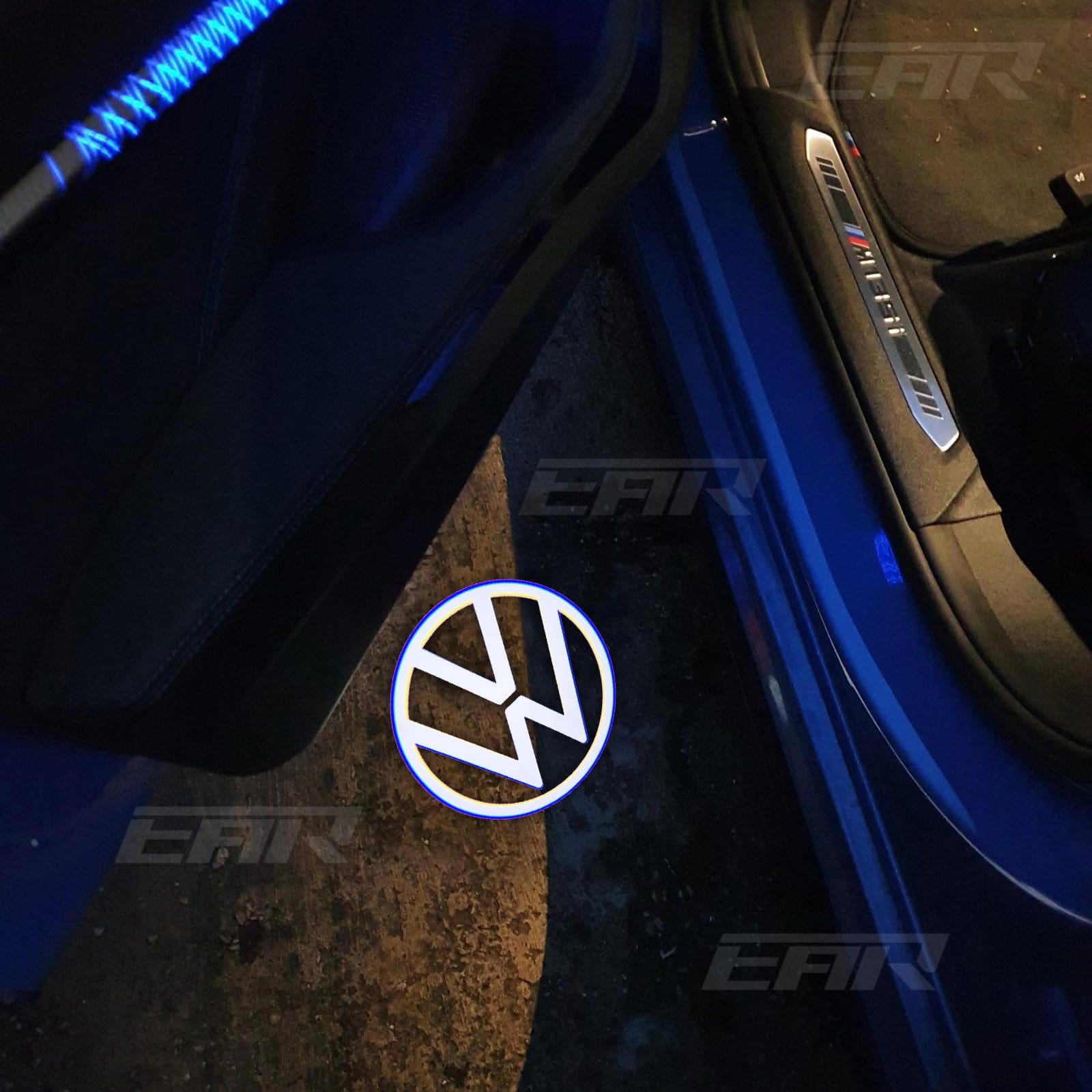 Volkswagen LED Car Door Welcome Logo Shadow Lights New VW Logo