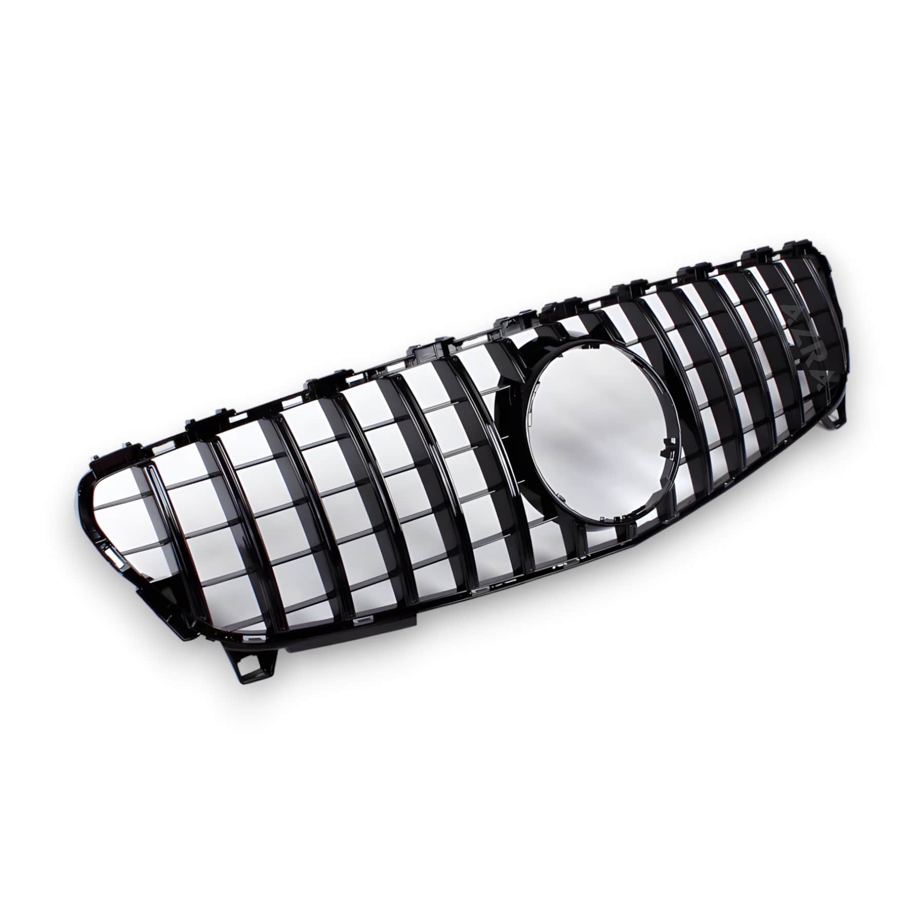 AZRA Mercedes-Benz A Class / A45 | W176 | AMG GT Panamericana Gloss Black / Chrome Front Grille | 2016 - 2018 Gloss Black