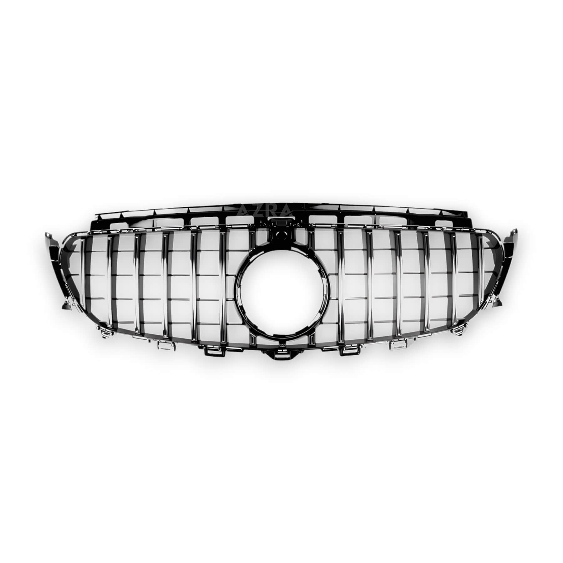AZRA Mercedes-Benz E Class / E63 / E63s | W213 / C238 | AMG GT Panamericana Gloss Black / Chrome Front Grille | 2016 - 2020 Chrome