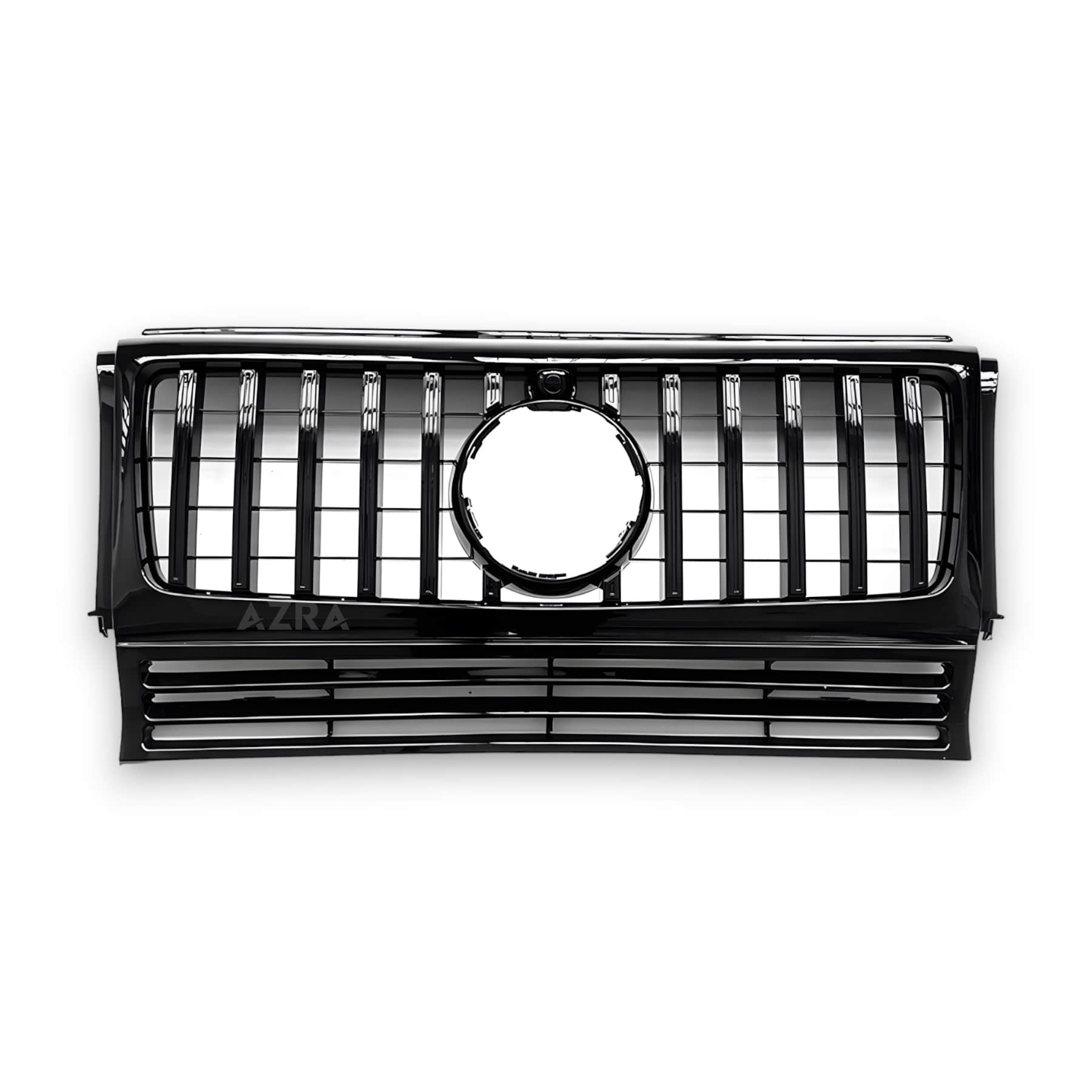 AZRA Mercedes-Benz G Class / G63 / G65 | W463 | AMG GT Panamericana Gloss Black / Chrome Front Grille | 1998 - 2018 Gloss Black Gloss Black Include