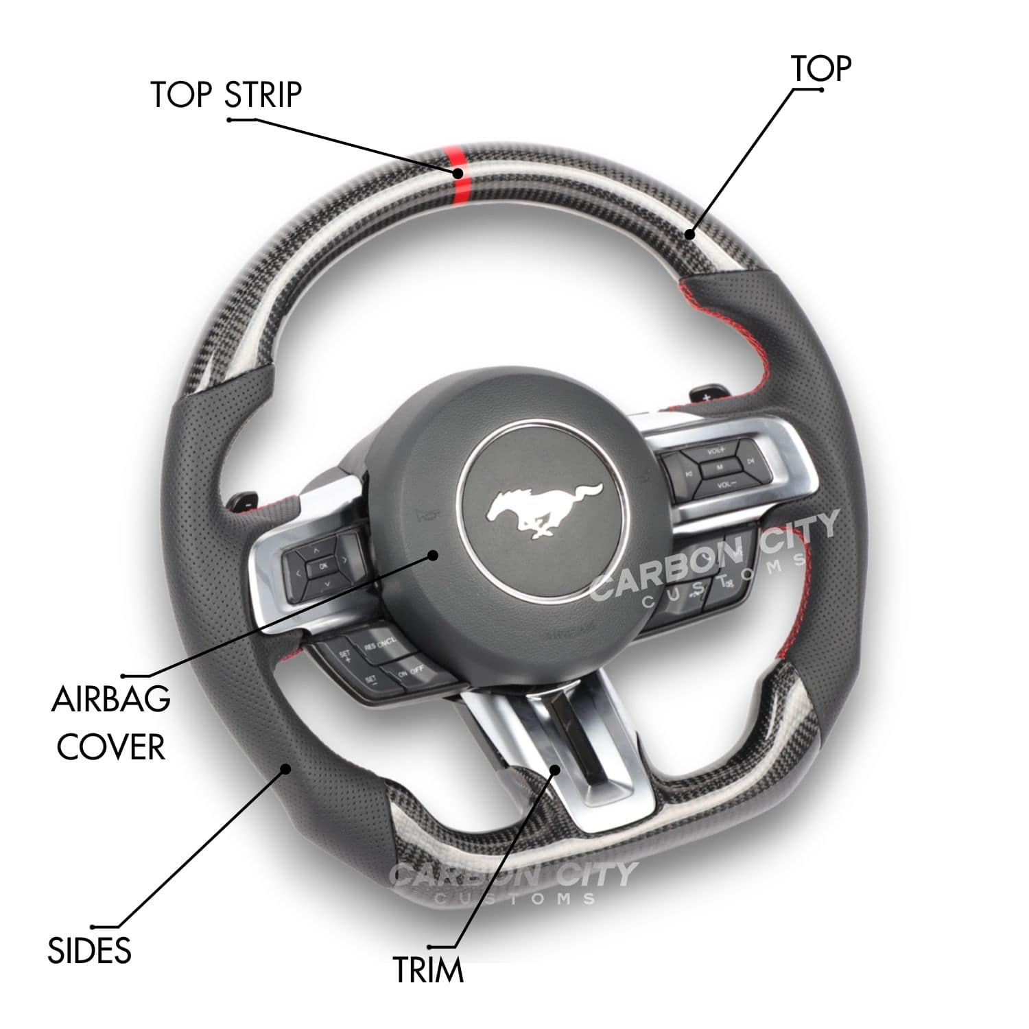 Ford Mustang Customizable Steering Wheel