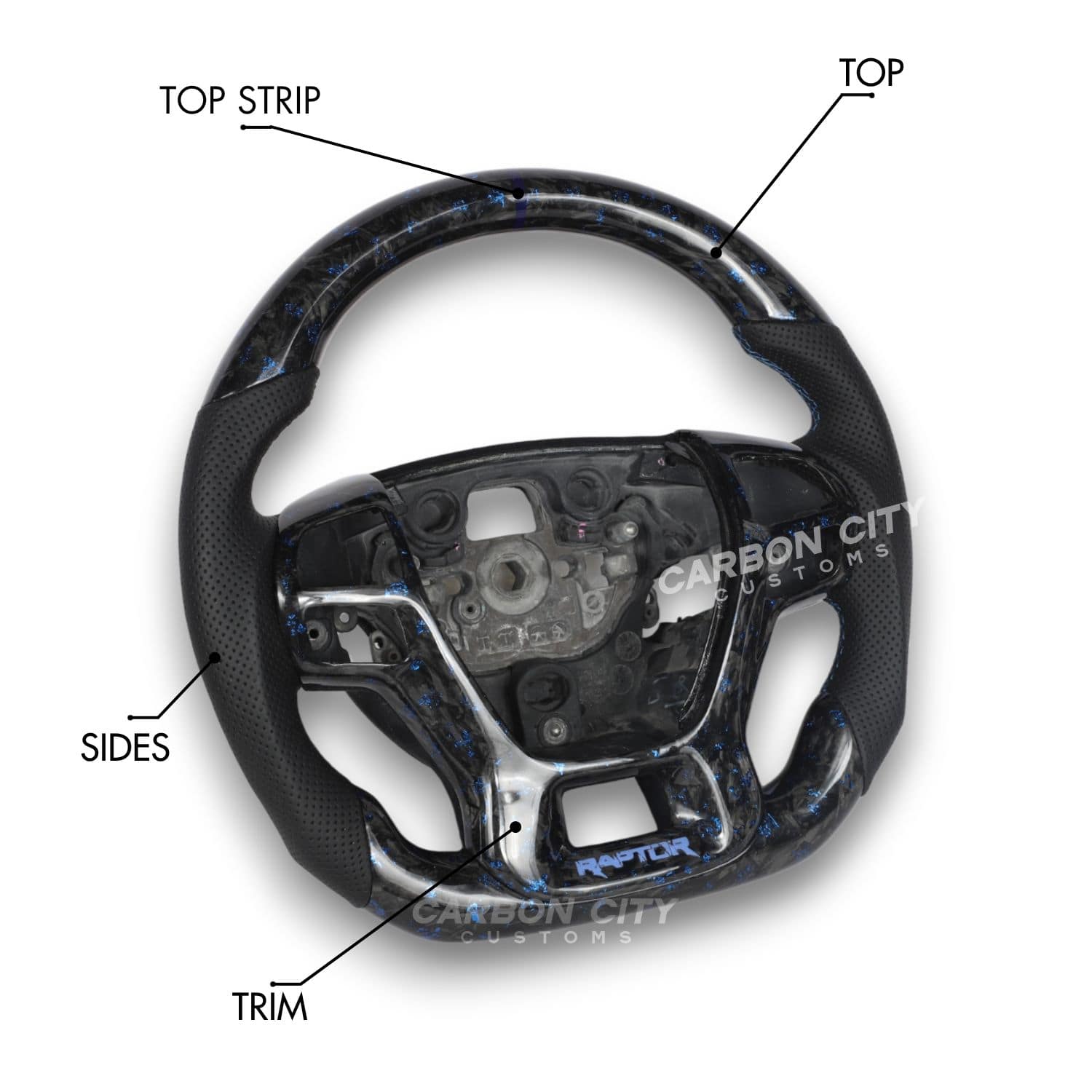 Ford Ranger Raptor Style Customizable Steering Wheel