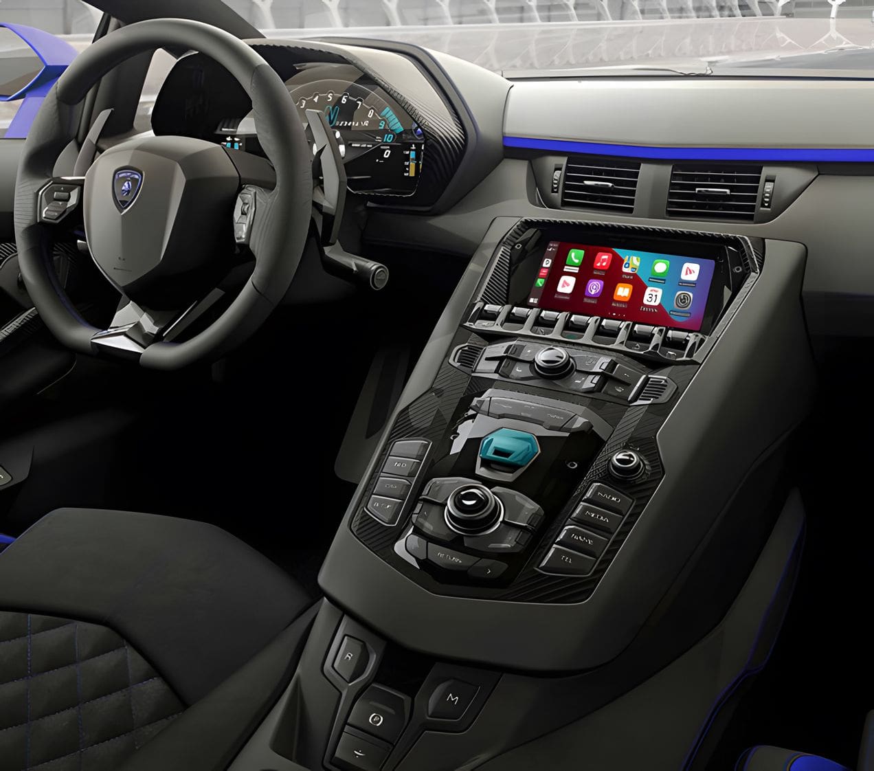 Lamborghini Wireless Carplay/Android Auto/Airplay MMI Retrofit Aventador