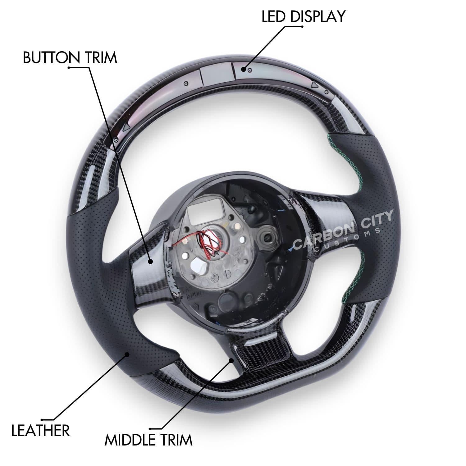 Lamborghini Gallardo Style Customizable Steering Wheel