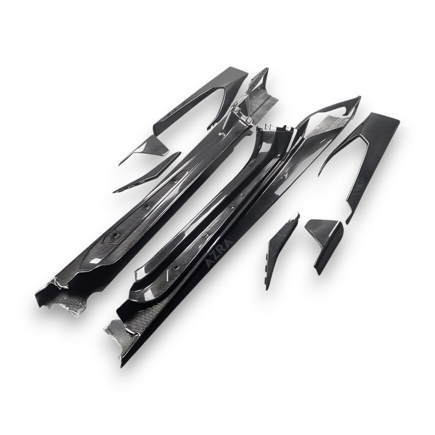 AZRA Lamborghini Huracán | LP 610-4 / LP 580-2 | Carbon Fiber V2 Side Skirts | 2014 - 2019 Twill Carbon