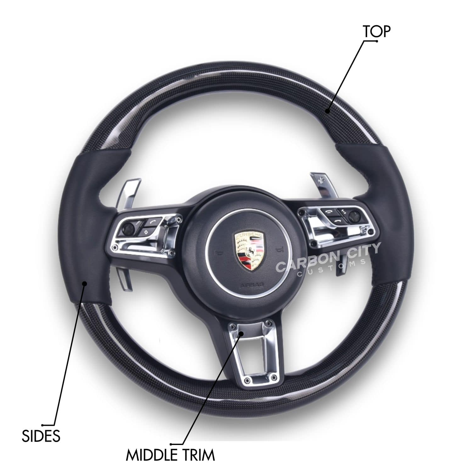 Porsche Customizable Steering Wheel