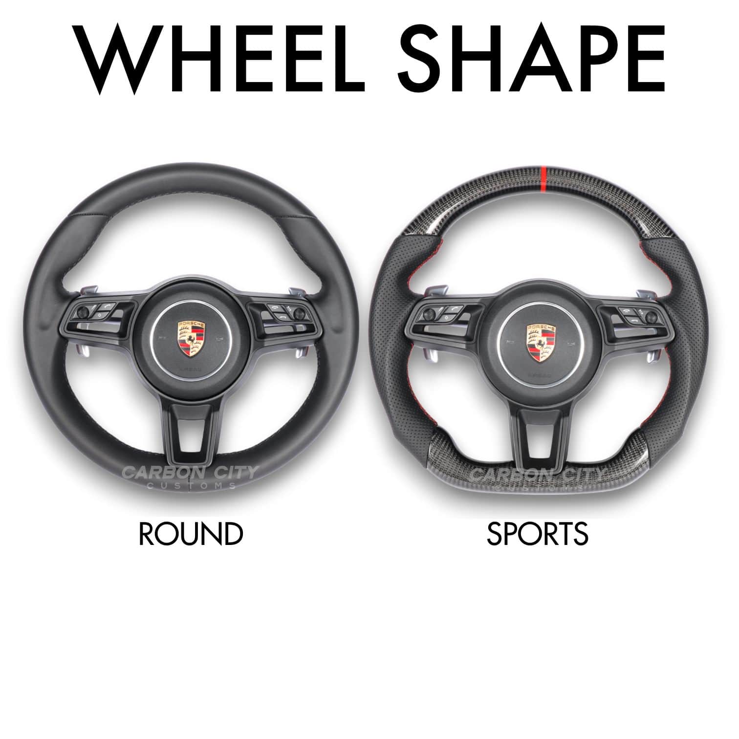 Porsche Customizable Steering Wheel