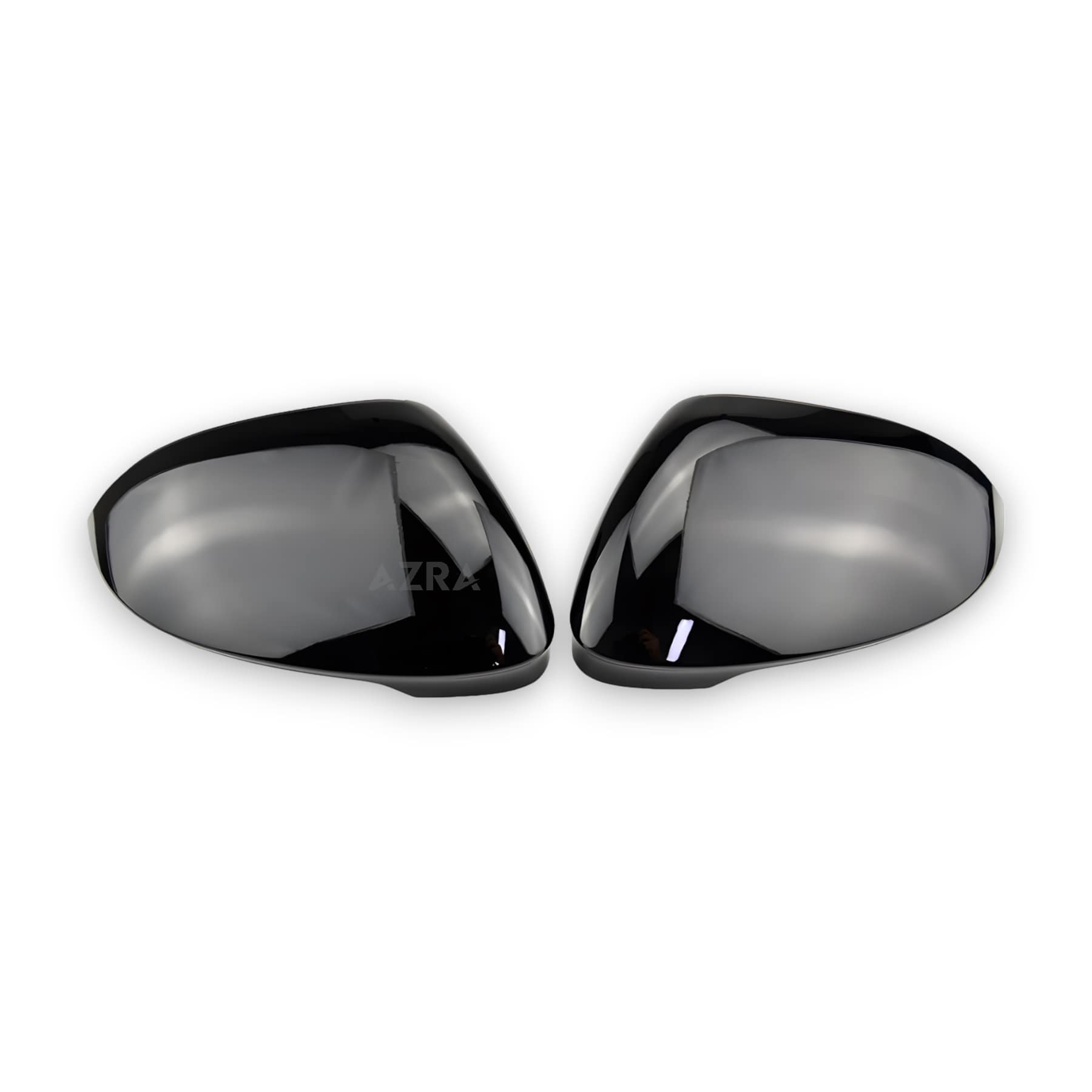 AZRA Volkswagen Golf Mk8 | Gloss Black / Carbon Print Mirror Caps Gloss Black