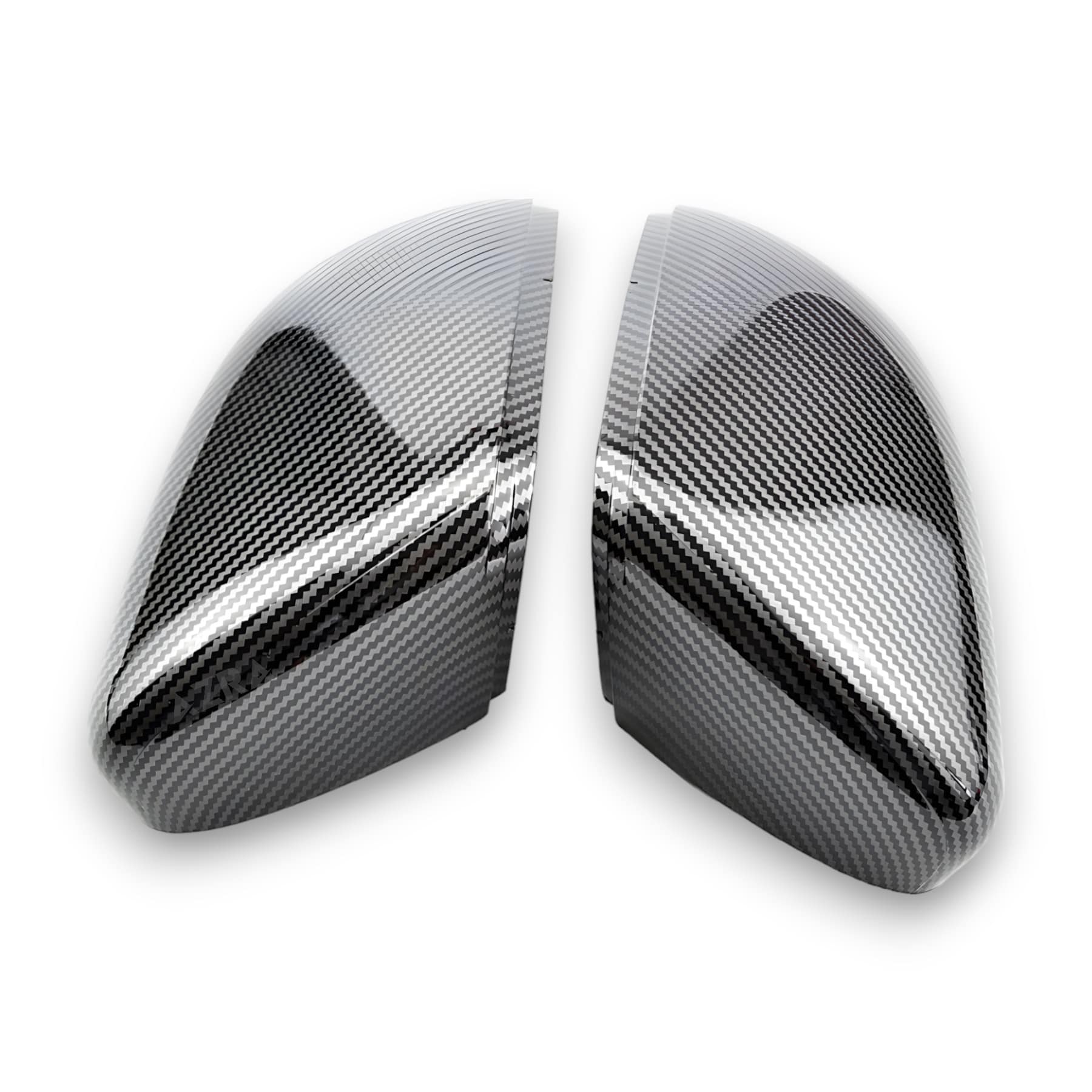 AZRA Volkswagen Golf Mk6 / R20 / Touran | Gloss Black / Carbon Print Mirror Caps Carbon Print