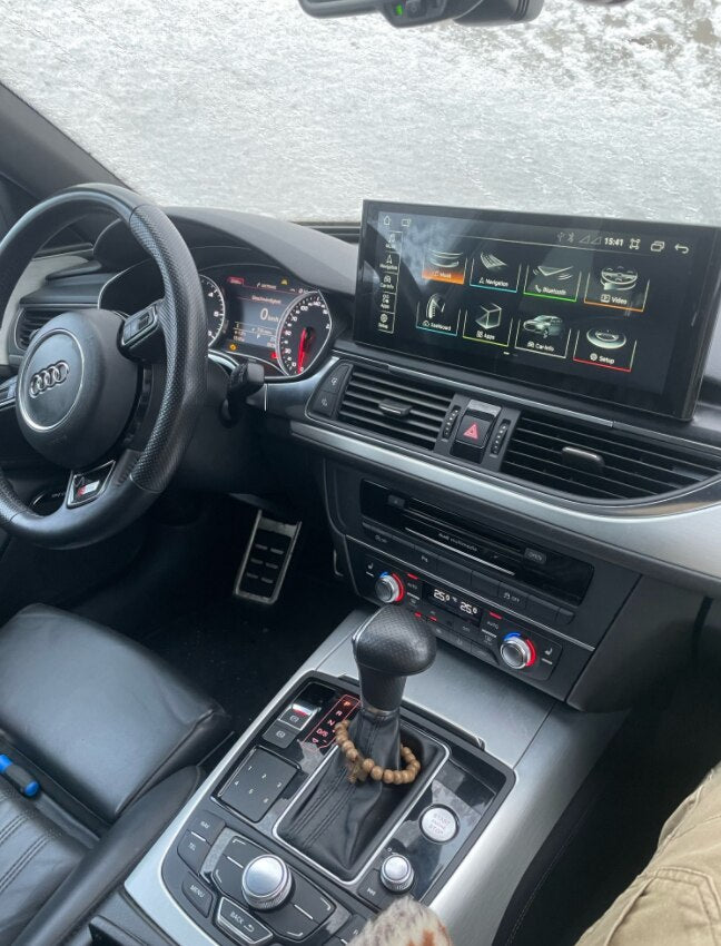 Audi A6/S6/RS6/A7/S7/RS7 | C7 | Android 13.0 Multimedia 10.25"/12.5" Touchscreen Display + Built-In Wireless Carplay & Android Auto | 2011 - 2018