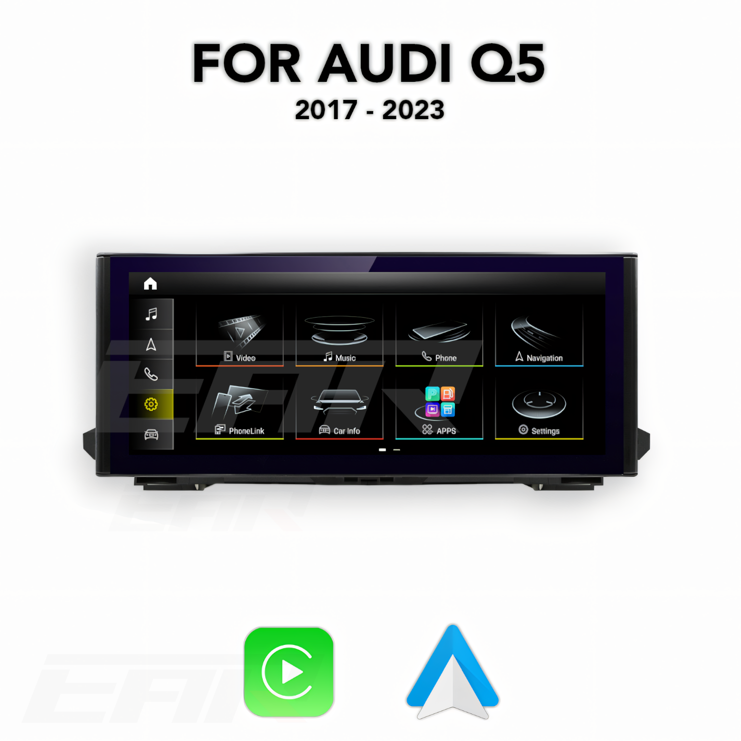 Audi Q5/SQ5 | F5 | Android 13.0 Multimedia 10.25"/12.5" Touchscreen Display + Built-In Wireless Carplay & Android Auto | 2017 - 2024