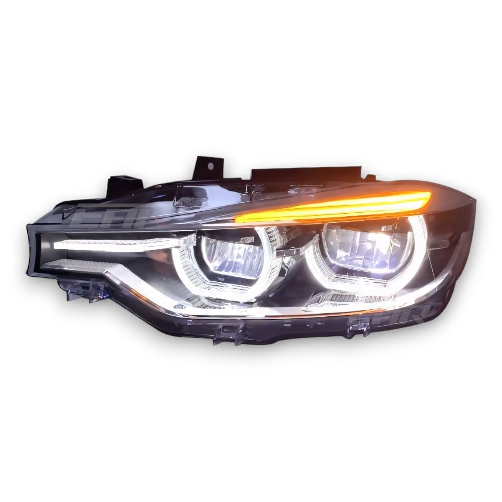 BMW 3 Series F30 LCI Style Angel LED Headlights (2011 - 2019) (Plug & Play)