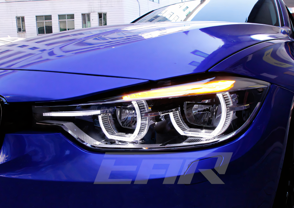 BMW 3 Series F30 LCI Style Angel LED Headlights (2011 - 2019) (Plug & Play)
