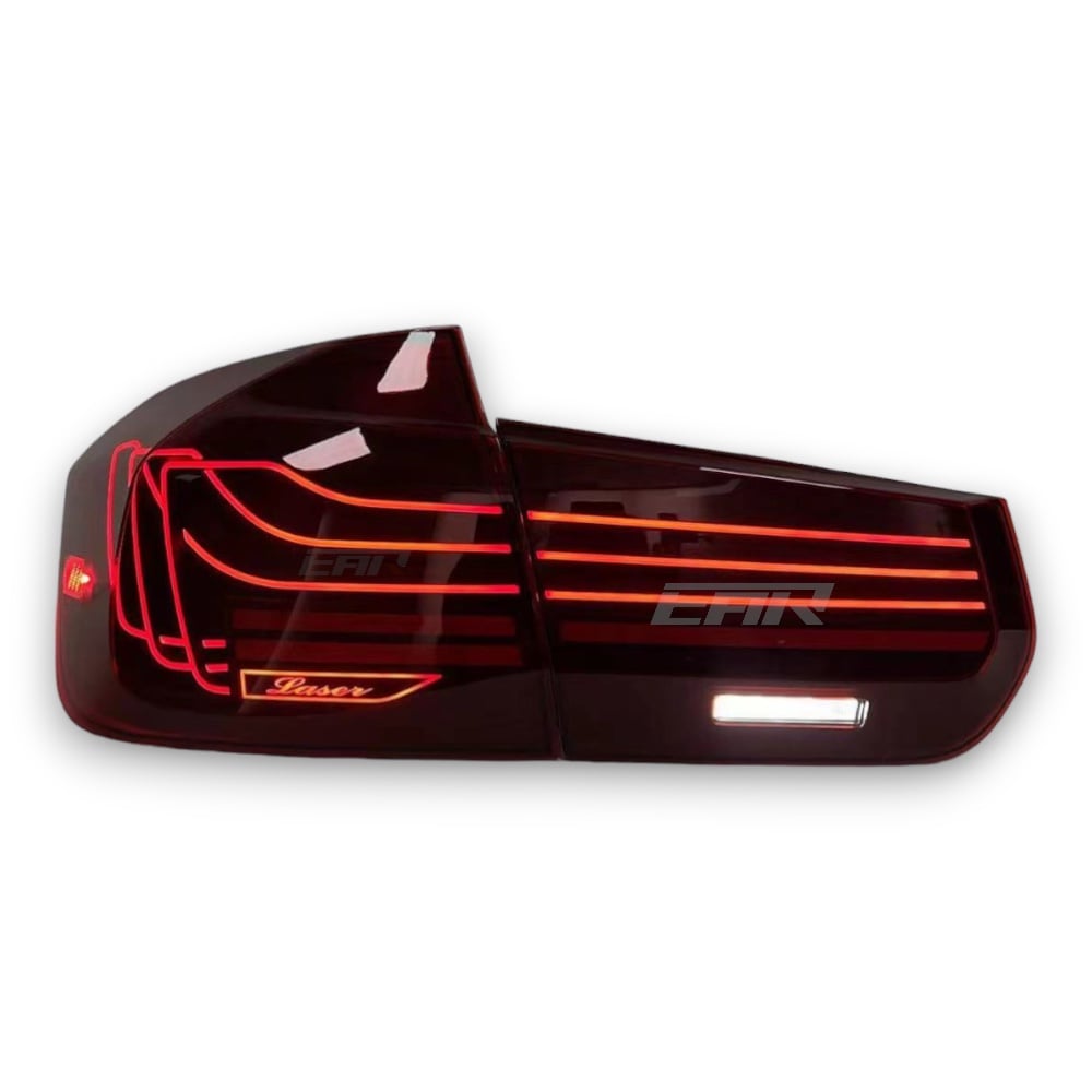 BMW 3 Series/M3 F30/F35/F80 CSL Laser Sequential Tail Lights | 2012 - 2019 | Plug & Play Red