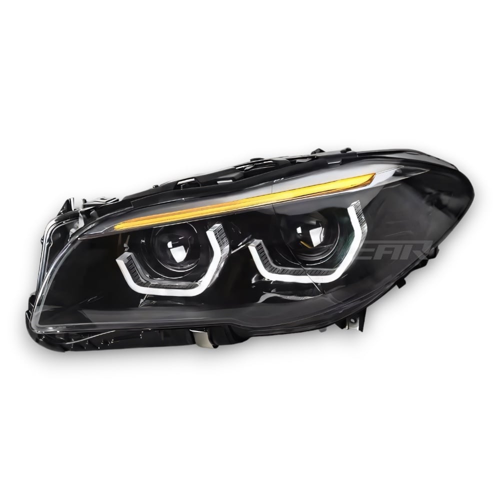 BMW 5 Series F10/F18 Xenon Angel LED Style Headlights (2011 - 2017) (Plug & Play)