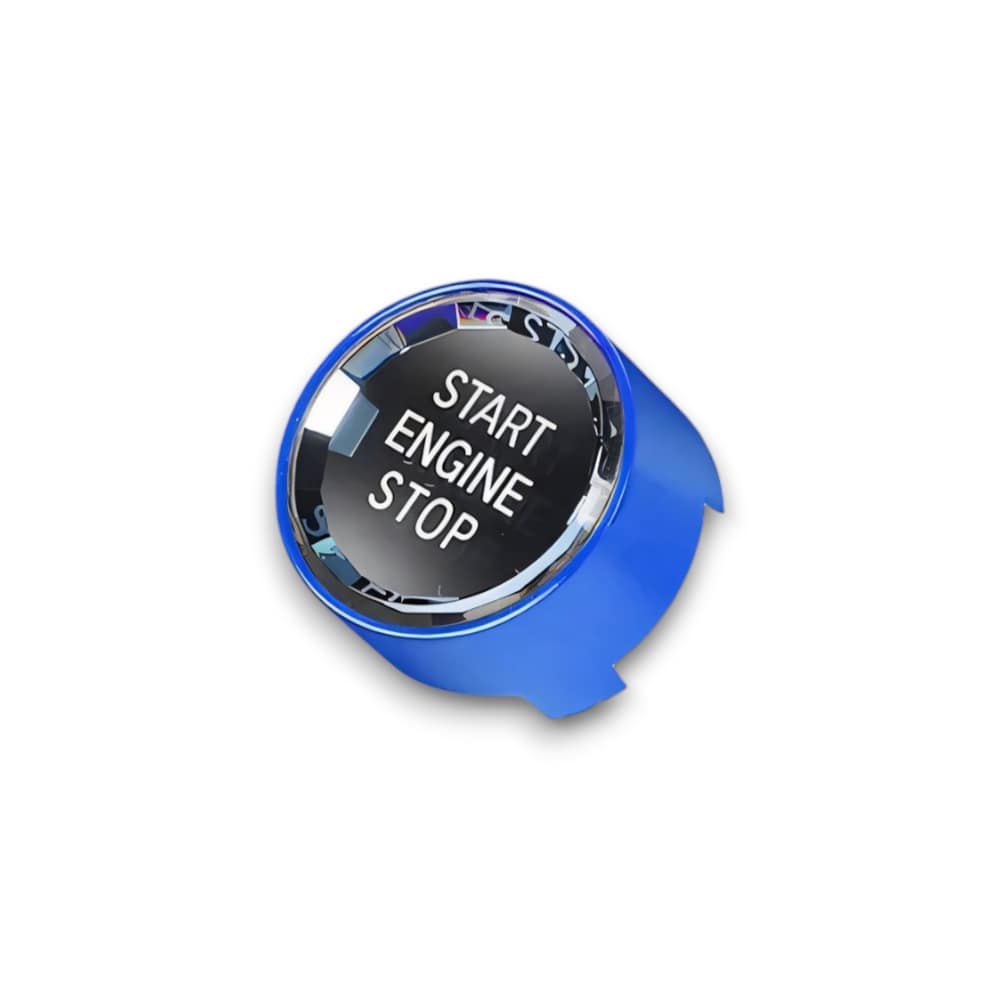 BMW Performance Crystal Engine Start / Stop Button Blue