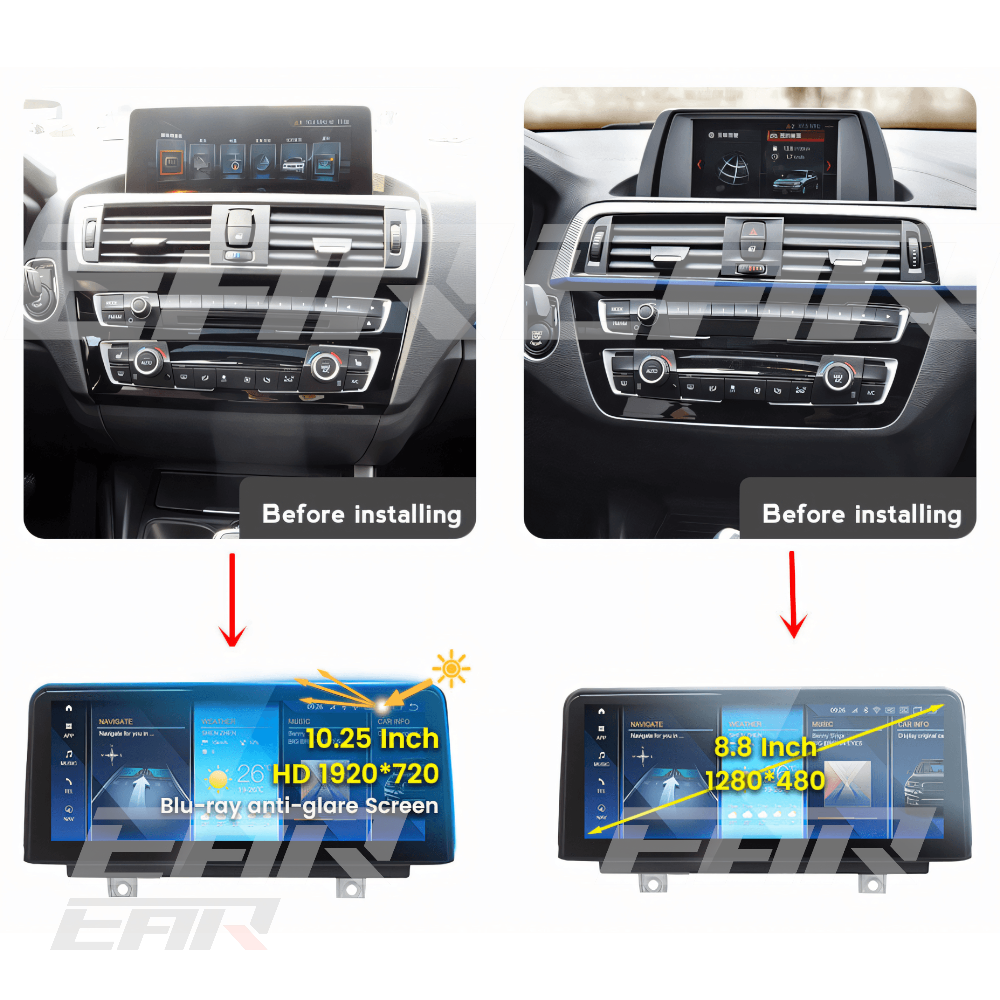 BMW iDrive 8 Android 13.0 2 Series (F22/F23) Multimedia 8.8"/10.25" Touchscreen Display + Built-In Wireless Carplay & Android Auto | 2014 - 2021 | LHD/RHD