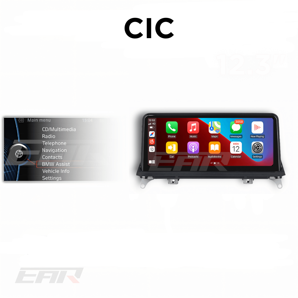 BMW iDrive 8 Android 13.0 X5 & X6 (E70/E71) Multimedia 10.25"/12.3" Touchscreen Display + Built-In Wireless Carplay & Android Auto | 2007 - 2014 | LHD/RHD CIC