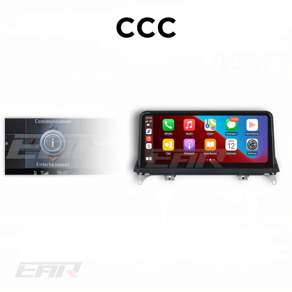 BMW iDrive 8 Android 13.0 X5 & X6 (E70/E71) Multimedia 10.25"/12.3" Touchscreen Display + Built-In Wireless Carplay & Android Auto | 2007 - 2014 | LHD/RHD CCC