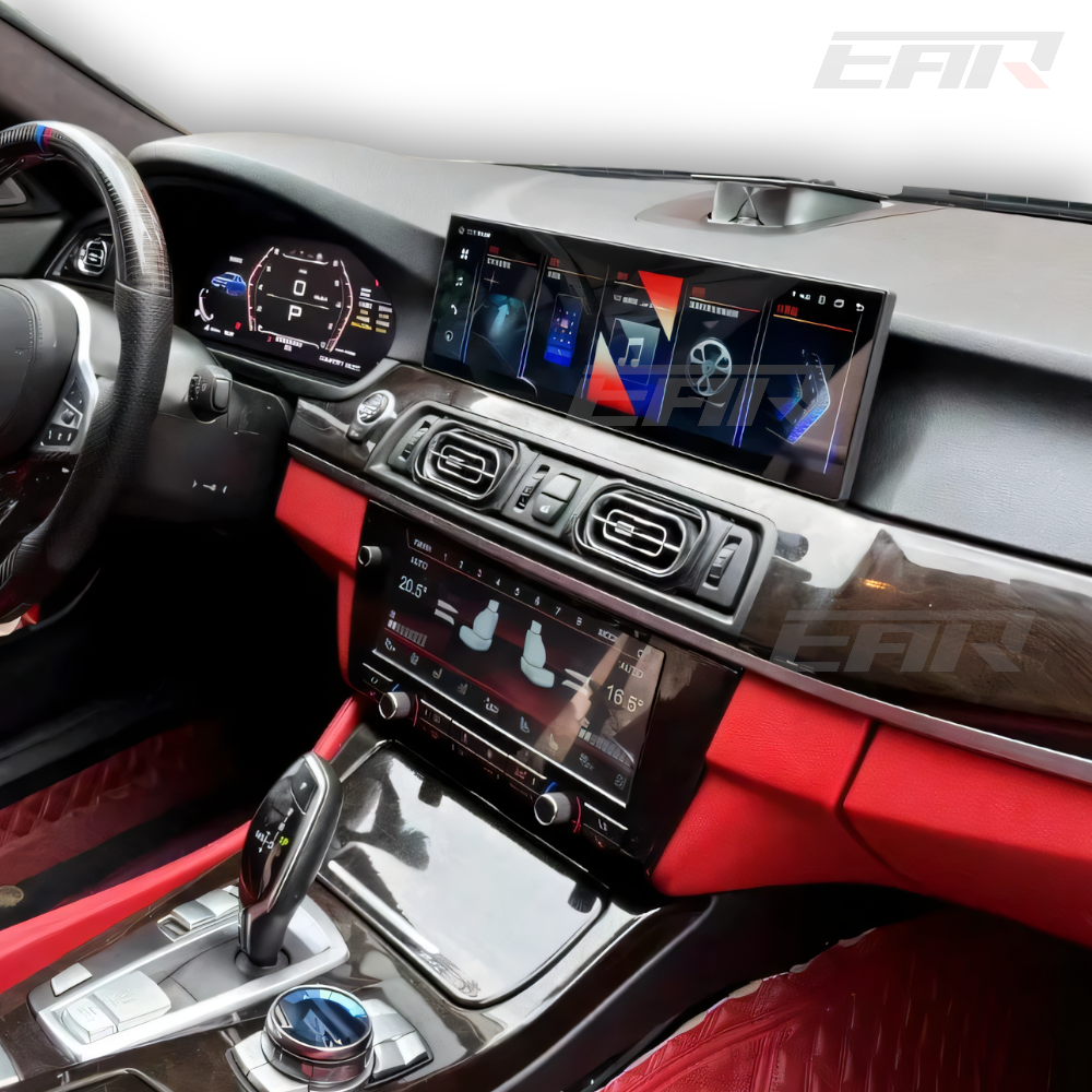 BMW iDrive 8 Android 13.0 5 Series (F10/F11/F18) Multimedia 15" Touchscreen Display + Built-In Wireless Carplay & Android Auto | 2010 - 2017 | LHD/RHD