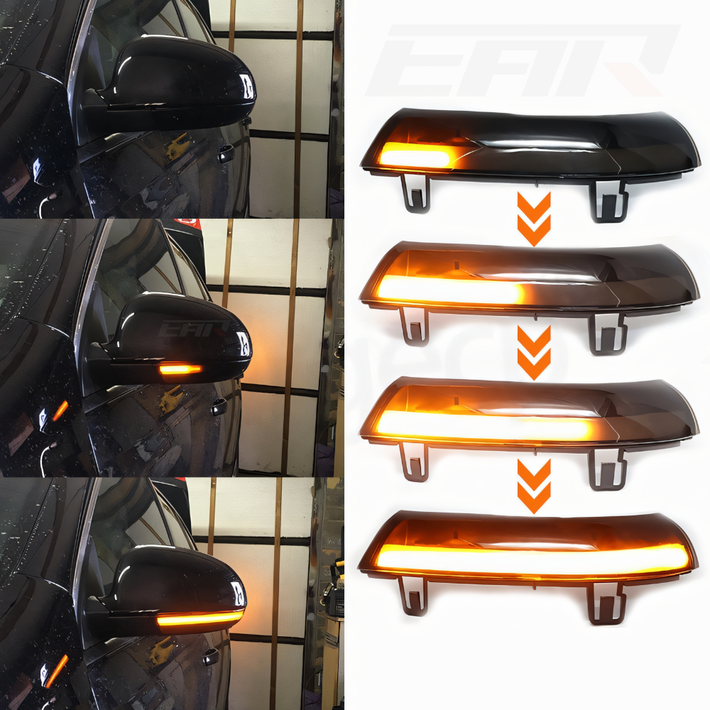 Volkswagen Golf/Jetta/Passat Mk5 Dynamic Sequential Smoked Mirror Indicator Blinker | 2001 - 2013