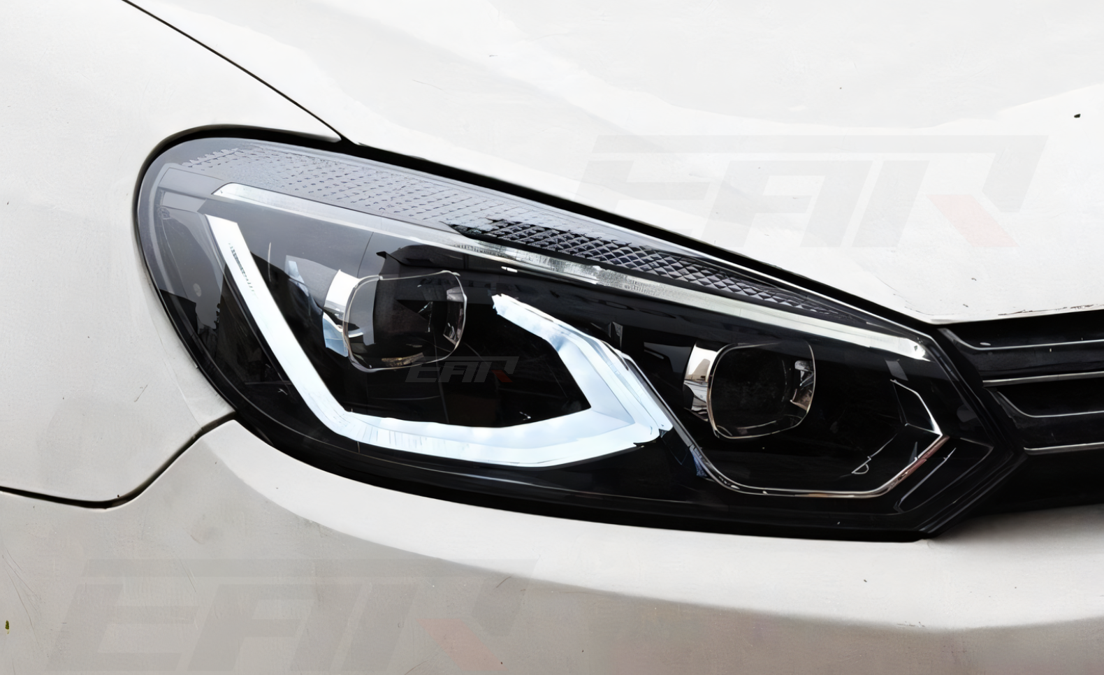Volkswagen Golf Mk6 Xenon Angel LED Headlights (2009 - 2012)