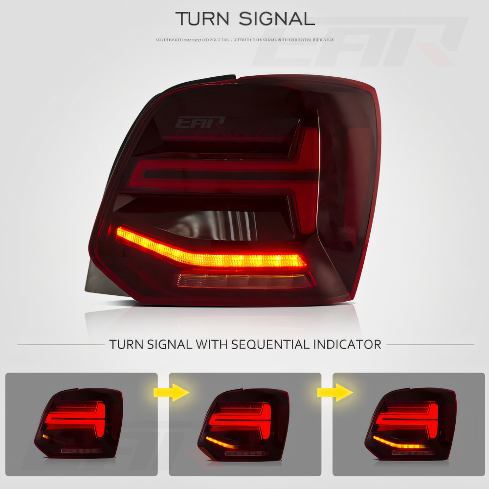 Volkswagen Polo GTS Style Sequential Tail Lights (Plug & Play (2011 - 2017)