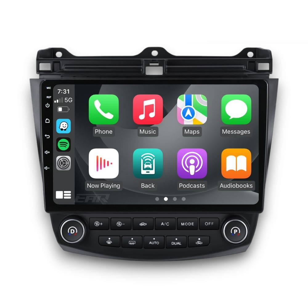 Honda Accord Euro (2003 - 2007) Multimedia 10" Touchscreen Display + Built-In Wireless Carplay & Android Auto
