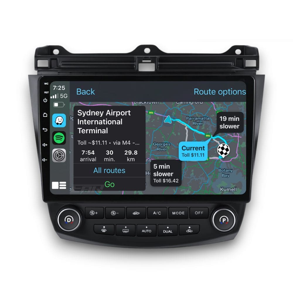 Honda Accord Euro (2003 - 2007) Multimedia 10" Touchscreen Display + Built-In Wireless Carplay & Android Auto