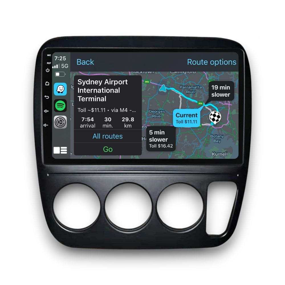 Honda CR-V (1997 - 2001) Multimedia 9" Touchscreen Display + Built-In Wireless Carplay & Android Auto