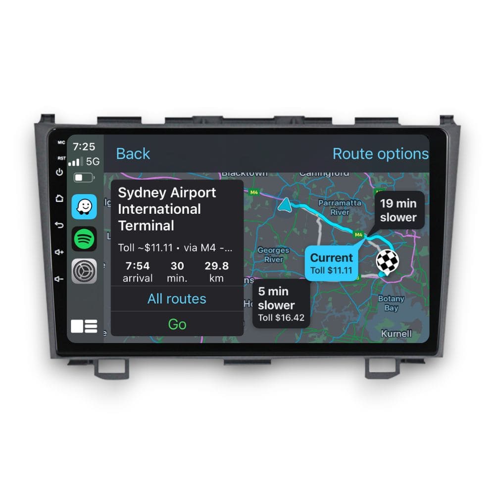 Honda CR-V (2007 - 2011) Multimedia 9" Touchscreen Display + Built-In Wireless Carplay & Android Auto