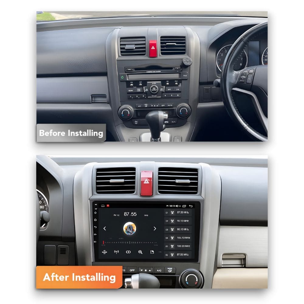 Honda CR-V (2007 - 2011) Multimedia 9" Touchscreen Display + Built-In Wireless Carplay & Android Auto