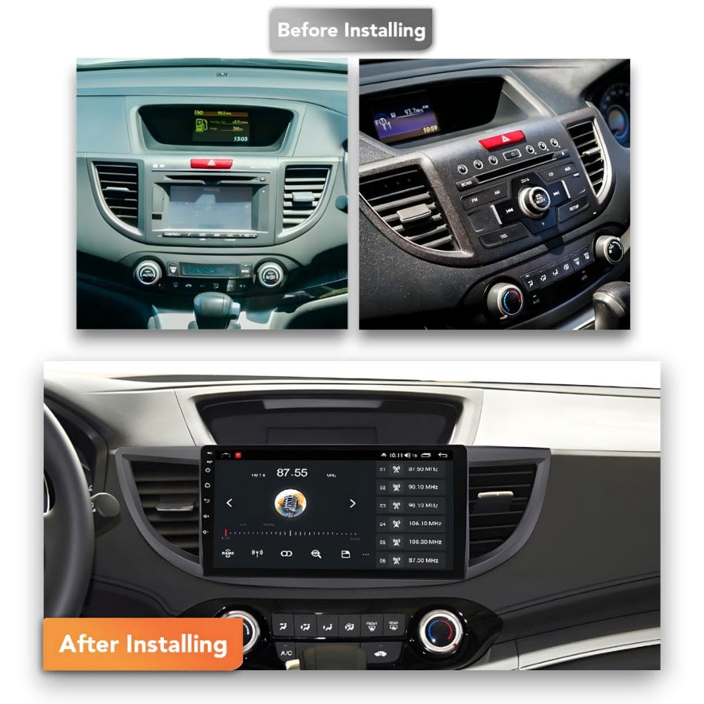 Honda CR-V (2012 - 2017) Multimedia 10" Touchscreen Display + Built-In Wireless Carplay & Android Auto