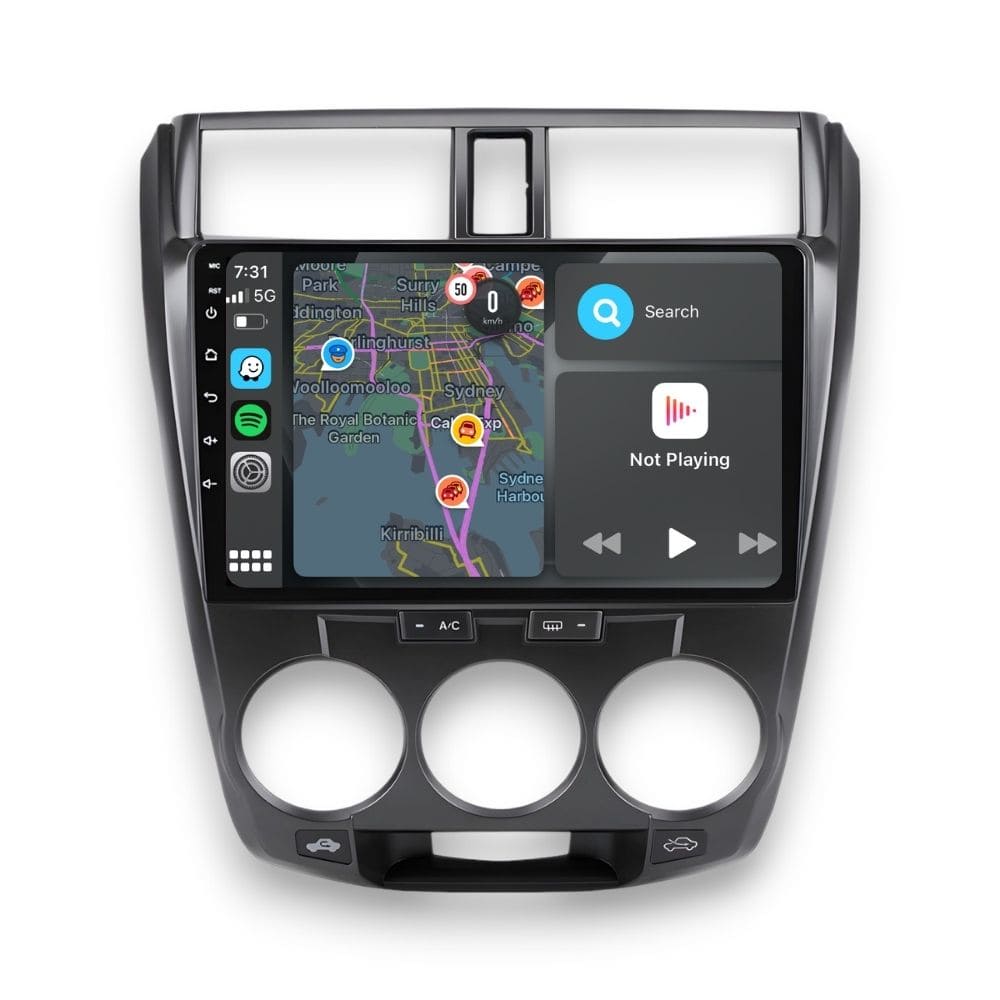 Honda City (2008 - 2013) Multimedia 10" Touchscreen Display + Built-In Wireless Carplay & Android Auto