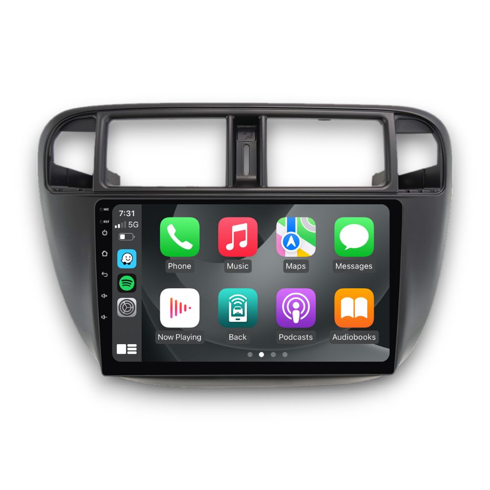 Honda Civic (1992 - 2000) Multimedia 9" Touchscreen Display + Built-In Wireless Carplay & Android Auto