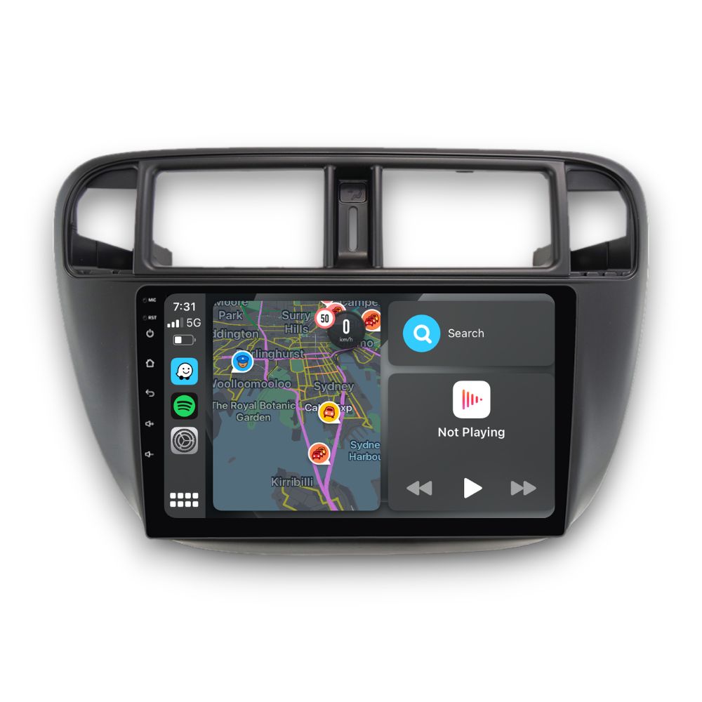 Honda Civic (1992 - 2000) Multimedia 9" Touchscreen Display + Built-In Wireless Carplay & Android Auto
