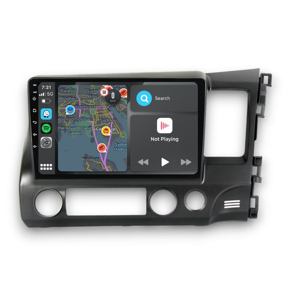 Honda Civic Sedan (2006 - 2011) Multimedia 10" Touchscreen Display + Built-In Wireless Carplay & Android Auto